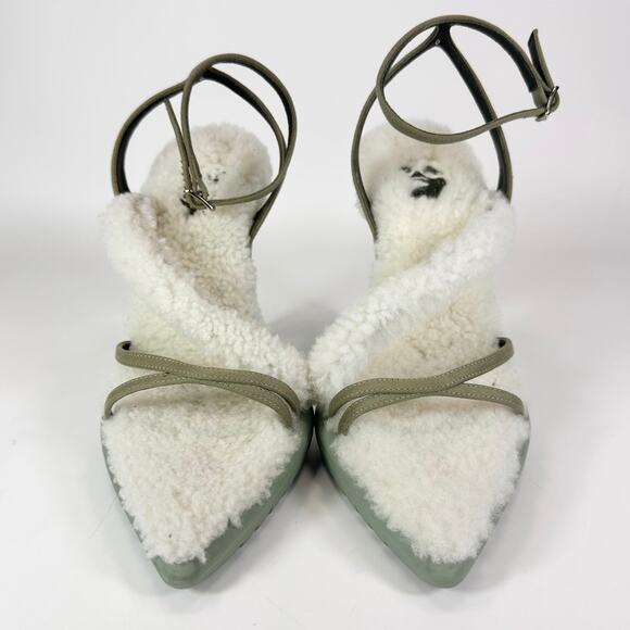 Off-White Allen Shearling Heel - Women’s 6 - Picture 2 of 8